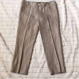 Linen Ankle Pants